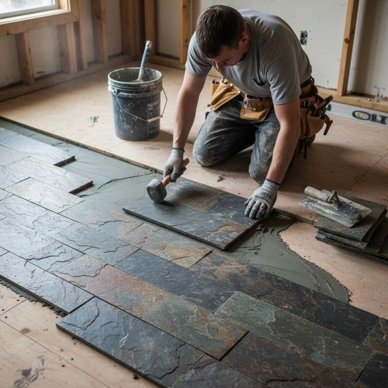 Marble Tile Floor Installation in Alpharetta, GA